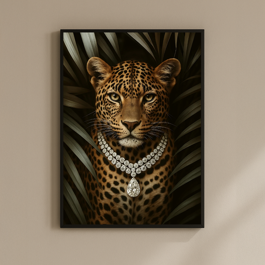 Sovereign Light – Collier léopard avec diamants